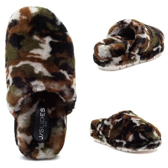 JSlides Sleek Genuine Shearling Platform Slipper size US 6 - Picture 1 of 13